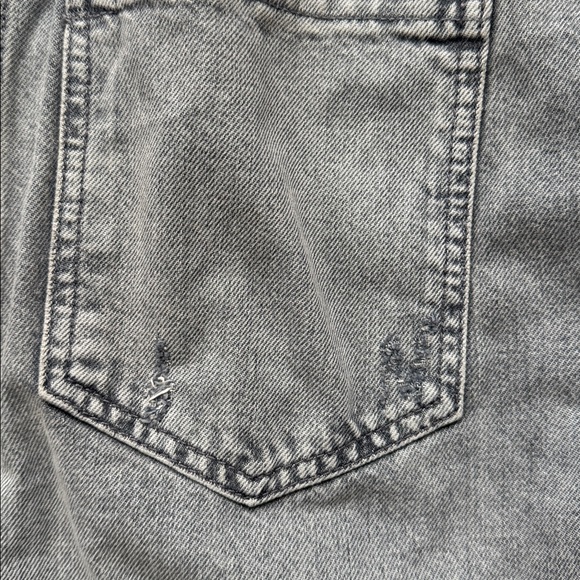 We The Free Wide Leg Relaxed Fit Gray Jeans Women’s Size 30 - Picture 13 of 14